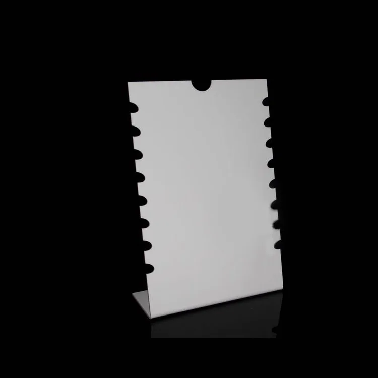 Белое акриловое Ожерелье Дисплей Мольберт Держатель ювелирных изделий Стенд x 1