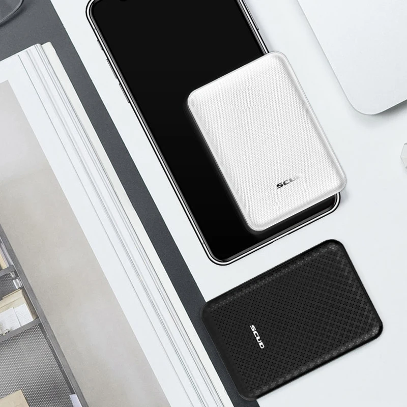 Scud mini LED 10000mAh led digital display power bank for xiaomi powerbank slim external battery small bateria |