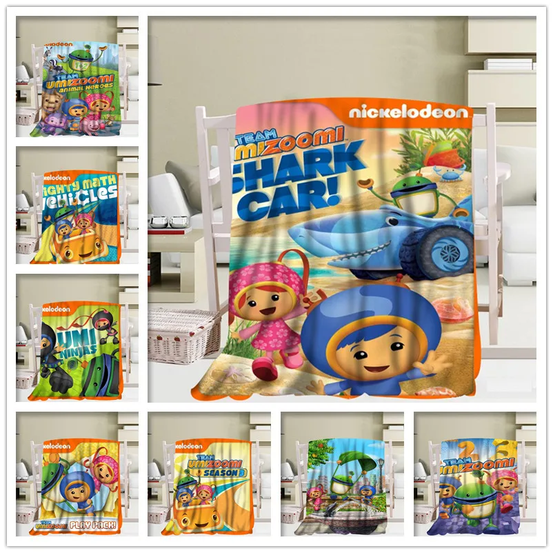 Umizoomi одеяло из фланелевой флисовой ткани украшение на новый год удобная теплая