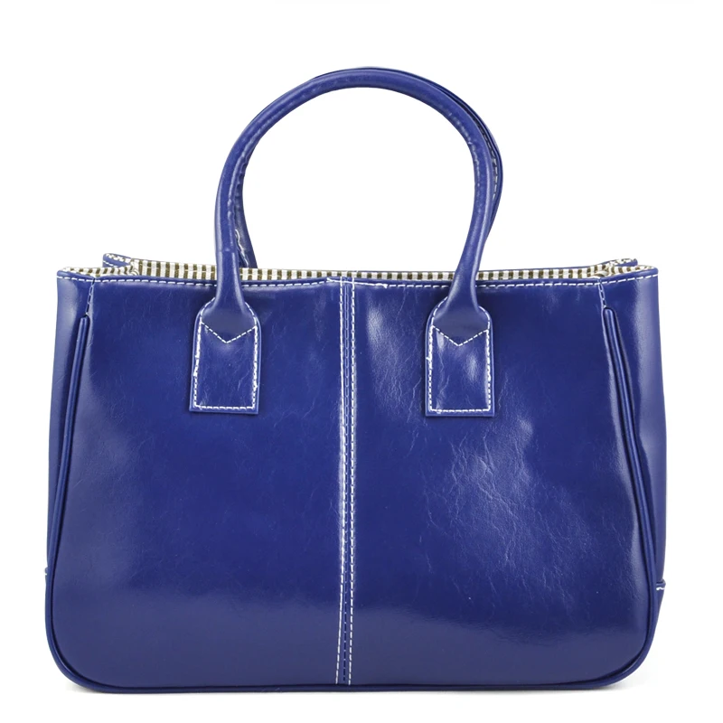 Модная женская сумка тоут из искусственной кожи класса люкс синяя|fashion handbag|handbags