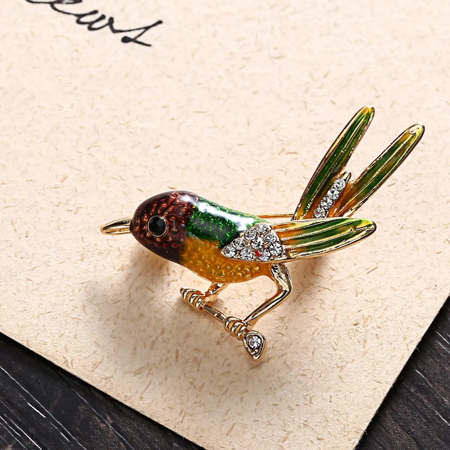 Эмалированная брошь в форме животного броши с птицами подходящие аксессуары для