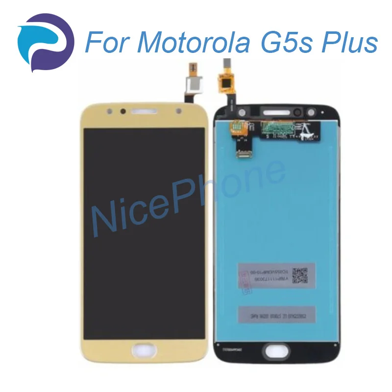 Для Motorola Moto G5s Plus ЖК-дисплей XT1802 XT1803 XT1805 XT1086 сенсорный экран дигитайзер сборка для