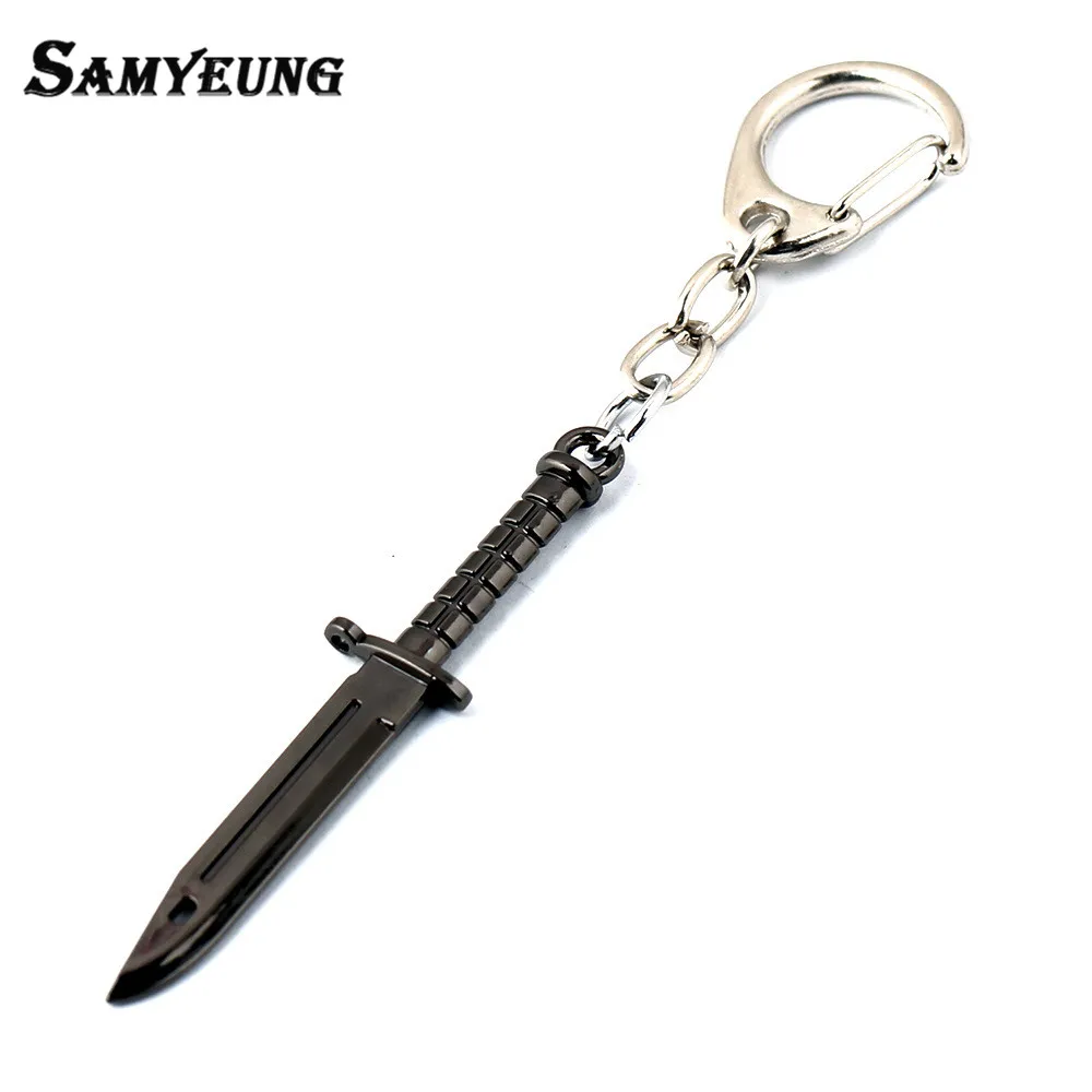 3 10 шт. CS Go M9 брелки для Best друзья Karambit CS Go брелок Для мужчин оружие Key Holder кольцо порте скрипичный ключ chaveiro - Цвет: 3