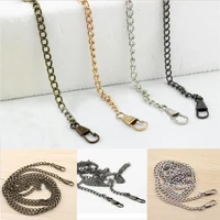 120cm chain accessories for bags belt straps for shoulder bag parts bag chain strap gold belts hardware for handbag accessories