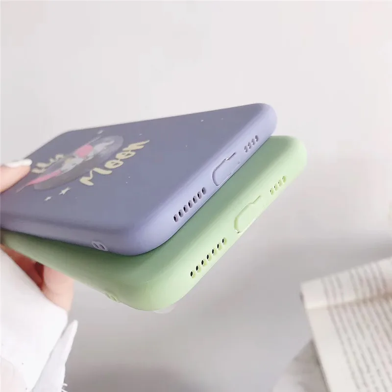 Cute Cartoon Dumbo elephant Doll Silicon TPU Phone Case For iPhone X XS Max XR 10 8 7 Plus 6 6s 5 5S SE 2020 Cover Fundas |