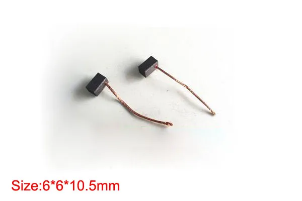 

Car Vehicle Window Lifter Wiper Regulator Carbon Brush Copper Brushes (Size:6*6*10.5mm)