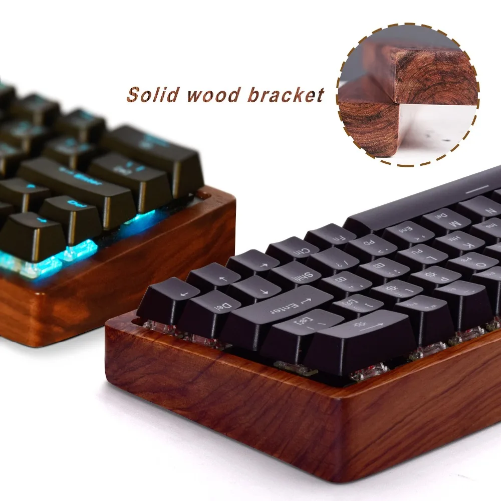 60% мини Механическая игровая клавиатура-проводная/Беспроводная-Cherry Mx-Горячая