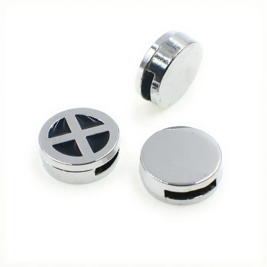 Xmen 5 шт 8 мм слайдер SL294 оптовая цене Internal Dia.8mm DIY браслет/ремни petcollar|slide charms|8mm slide