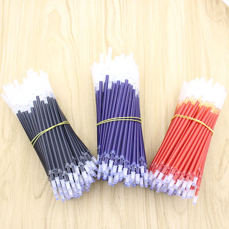 20 pieces / set of refill handles sign rod 0.38 mm gel pen replacement full needle red blue black ink | Канцтовары для офиса и
