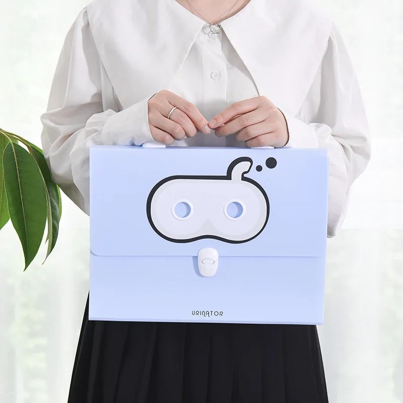13 карманов расширяющаяся папка для файлов Kawaii Pig A4 классификация тестовая