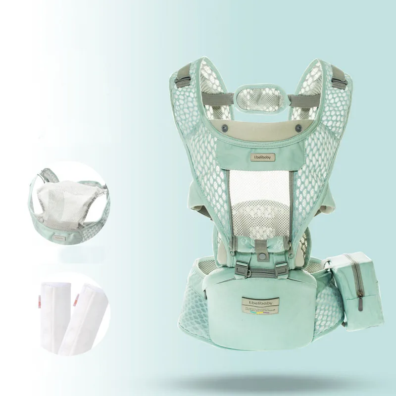 16 Ibelibaby Детские переноски, эргономичный рюкзак-переноска, Хипсит, удобная хлопковая переноска для новорожденных, противоскользящий стул для малыша - Цвет: 16