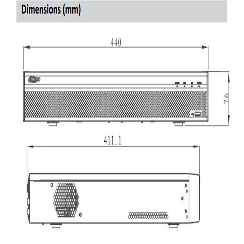 Dahua 32CH 16poe CCTV NVR nvr4432-16p-4ks2 P2P 1.5u видео Регистраторы до 5mp Камера HDMI VGA 4 sata hdd