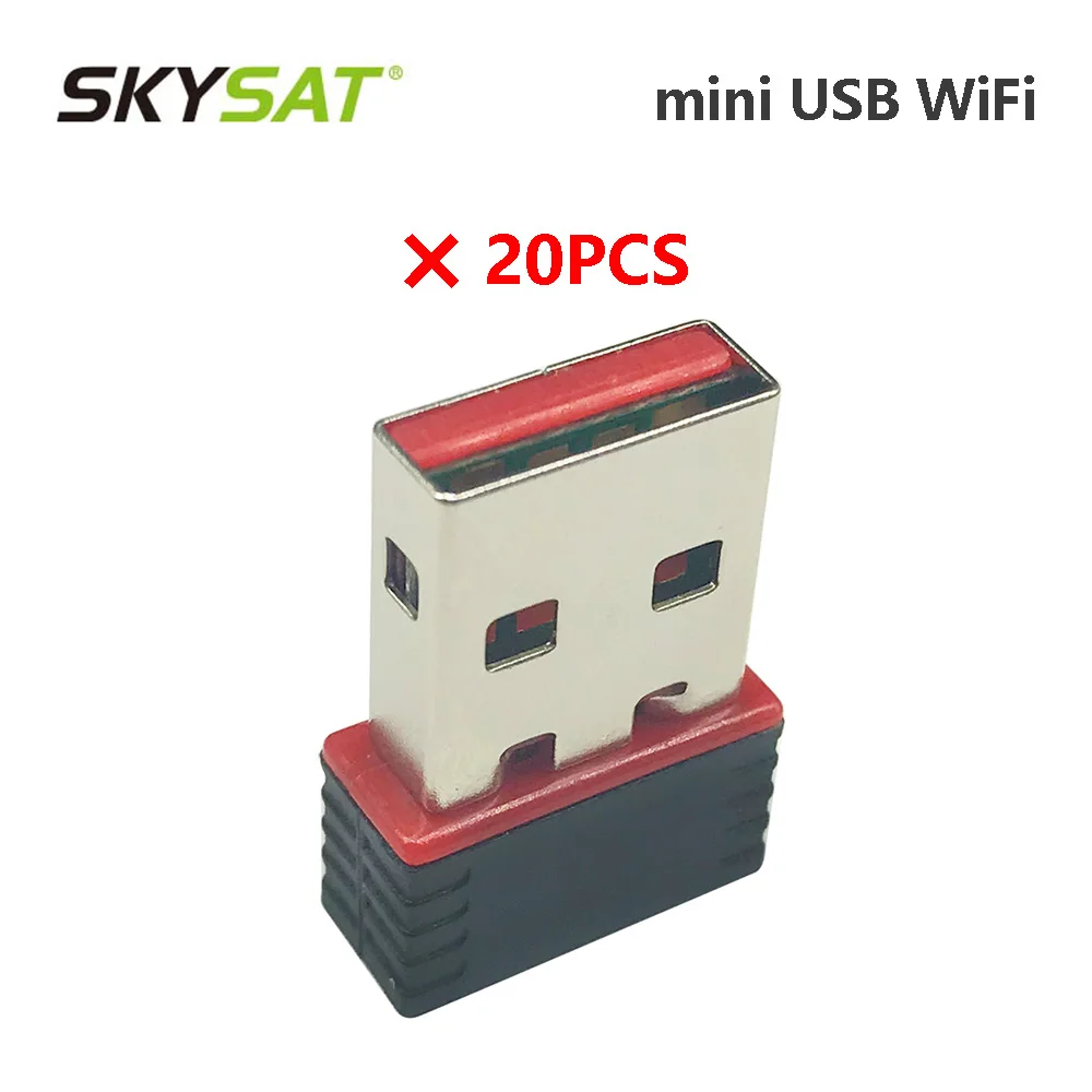 [20 шт.] Мини беспроводной USB WiFi адаптер Ralink RT5370 чип 150 Мбит/с IEEE 802.11b/n стандартный