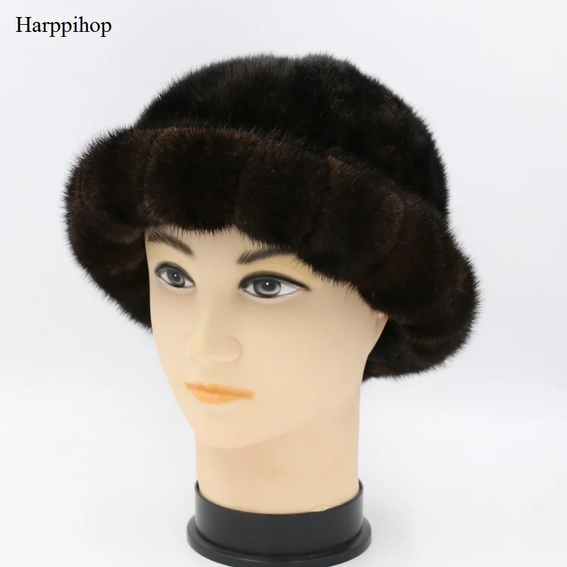 Шапки в стиле Harppihop 100% дюйма Ранняя шляпа модные женские шапочки для девушек