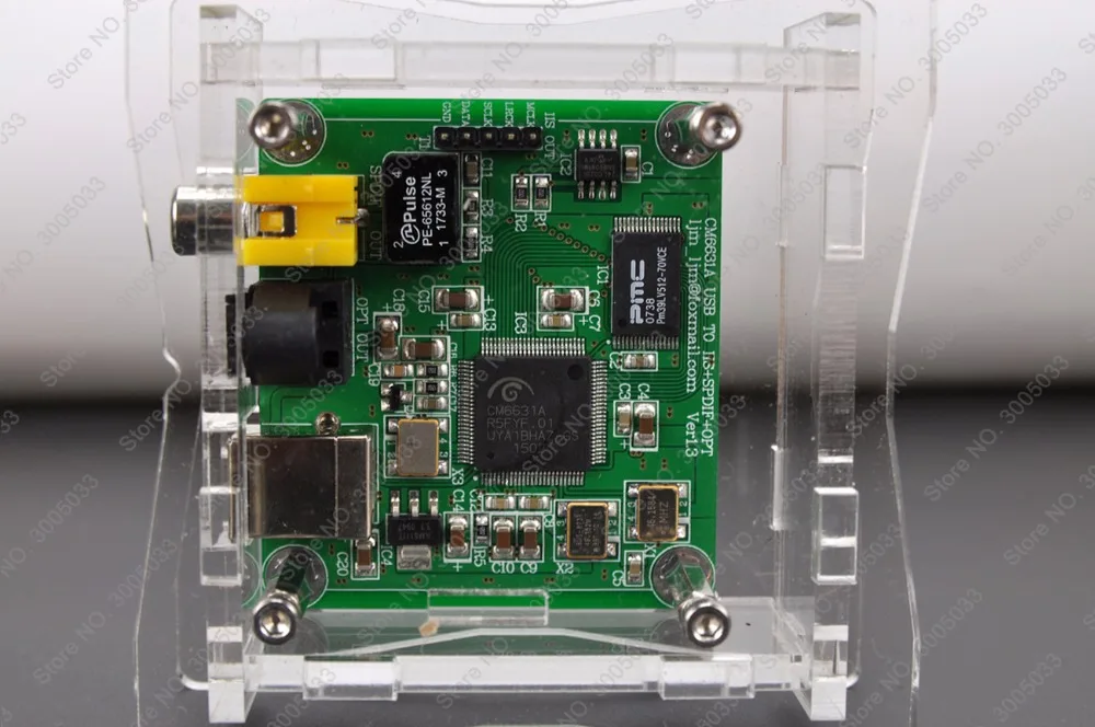 

CM6631A Asynchronous USB Digital Interface 32 192K CM6631A USB to I2S SPDIF Optical Coaxial Converter Adaptor For Computer DAC