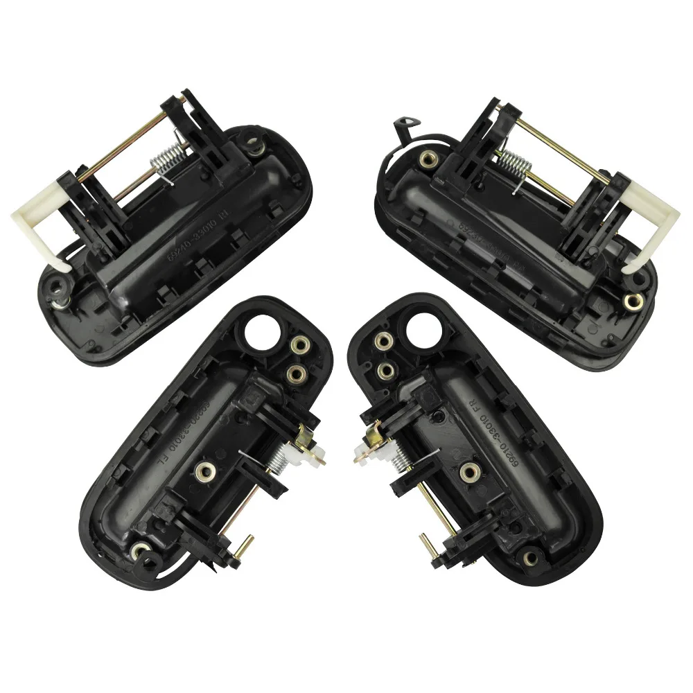 Черный снаружи и коричневый внутри дверные ручки правой левой передней задней