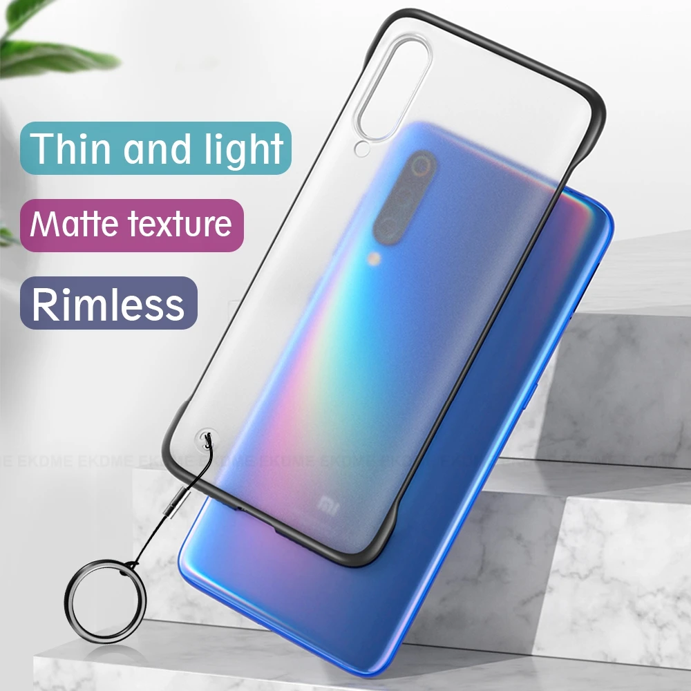 Для Xiaomi 9 Mi9 SE Mi 9T Pro полупрозрачный чехол для телефона Redmi K20 с ремешком на палец |