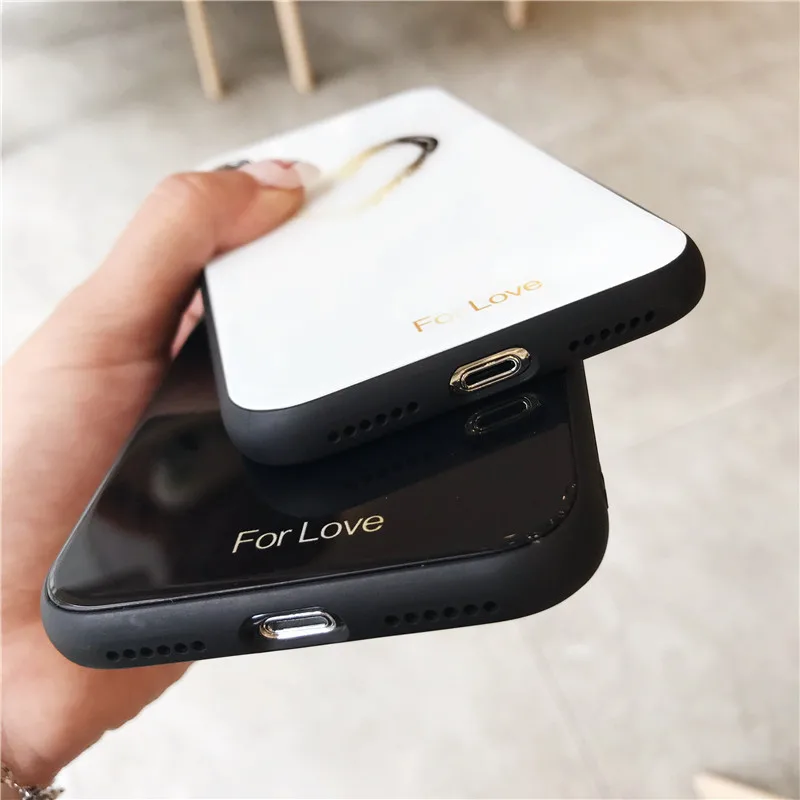 Мягкий чехол из закаленного стекла с леопардовым принтом для iPhone XS MAX XR 6 7 8 6S Plus 9 10