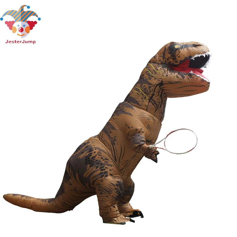 Пурим Хэллоуин надувной t rex Надувной Костюм Косплей Карнавальный реалистичный