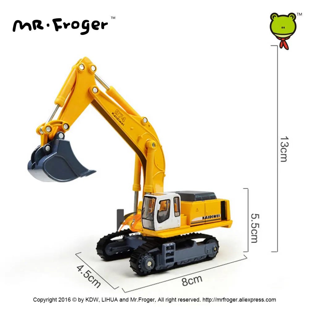 Гидравлическая модель автомобиля Mr.Froger из сплава изысканная металлическая