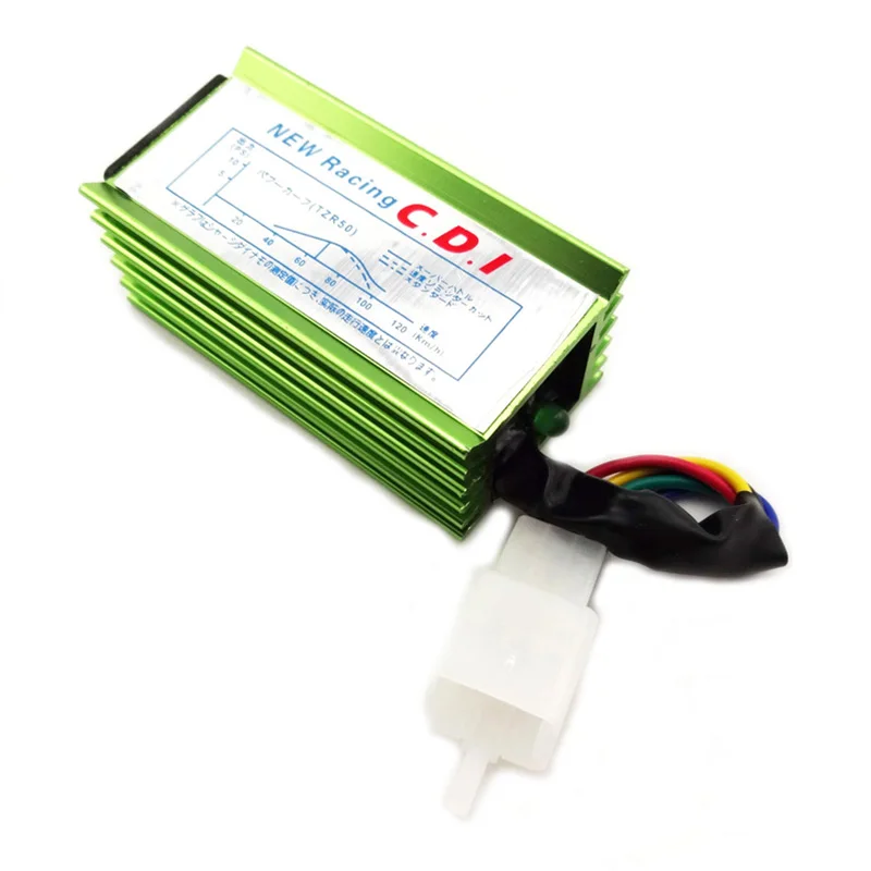 XLJOY 5 Pin AC гоночный CDI зеленый для 50cc 70cc 90cc 110cc 125cc 140cc 150cc 160cc китайский питбайк Байк