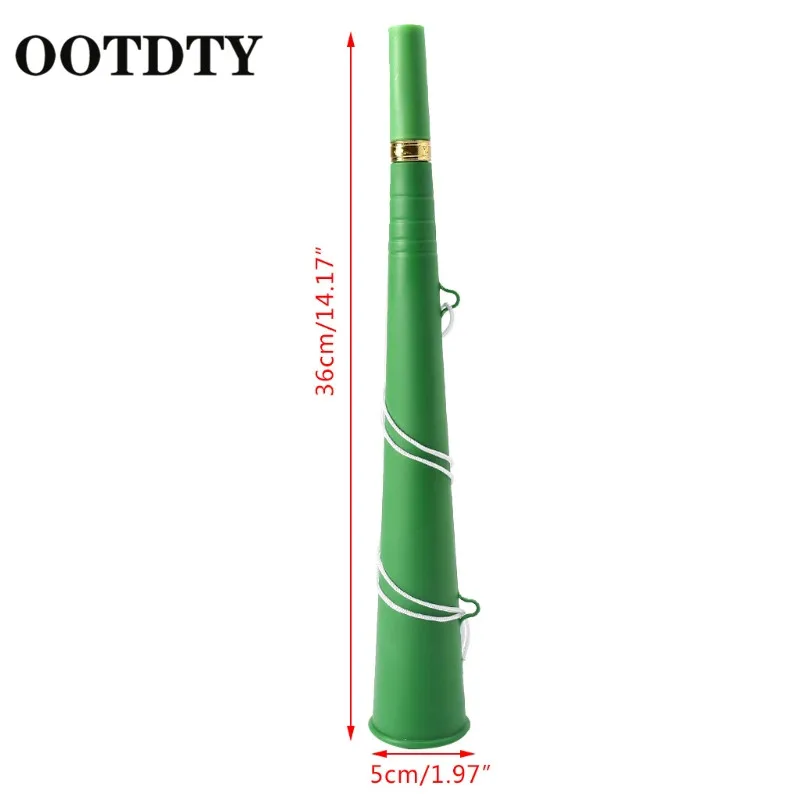 

OOTDTY Football Games Fan Cheer Party Horn Vuvuzela Kid Trumpet Toy Musical Instruments Football Horn