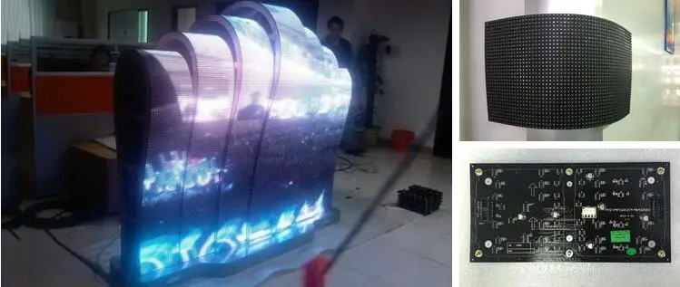 Kaler SMD3535 p6 СВЕТОДИОДНЫЙ модуль внутренний гибкий светодиодный дисплей модуль мягкий дисплей светодиодный дисплей Панель Креативный светодиодный экран видеостена