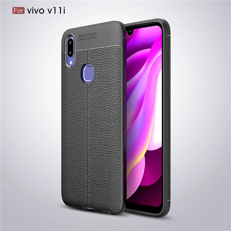 Чехол для Vivo V11i резиновый силиконовый защитный чехол мягкий телефона |