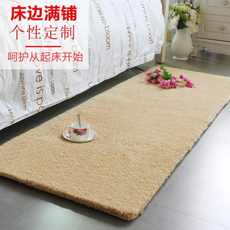 Толстый японский плюшевый ковер LIU из ягненка для спальни кровати дивана коврик