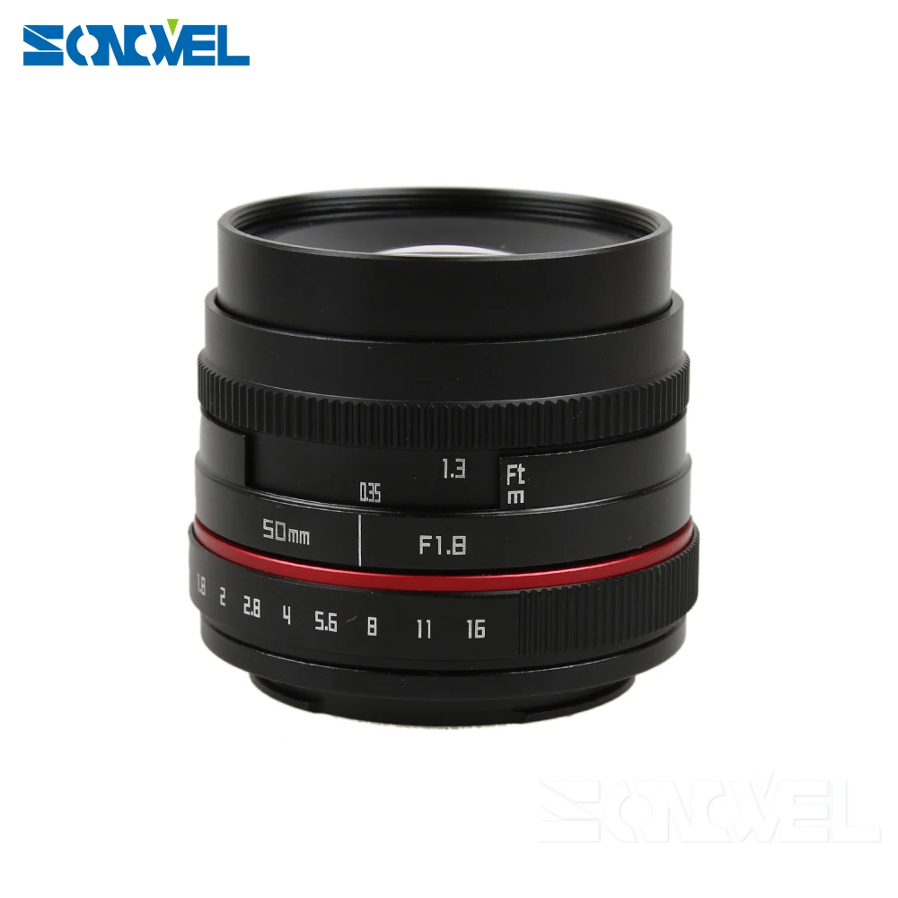 Новинка 50 мм f/1 8 объектив для камеры F1.8 Canon EOS M M2 M3 M5 M6 M10 беззеркальная камера|lens for