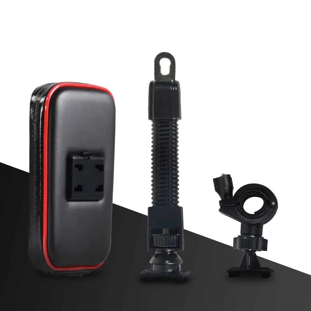 herobiker mobile phone holder motorcycle bike mount bracket stand holder for phone waterproof case bag for iphone 67 samsung free global shipping