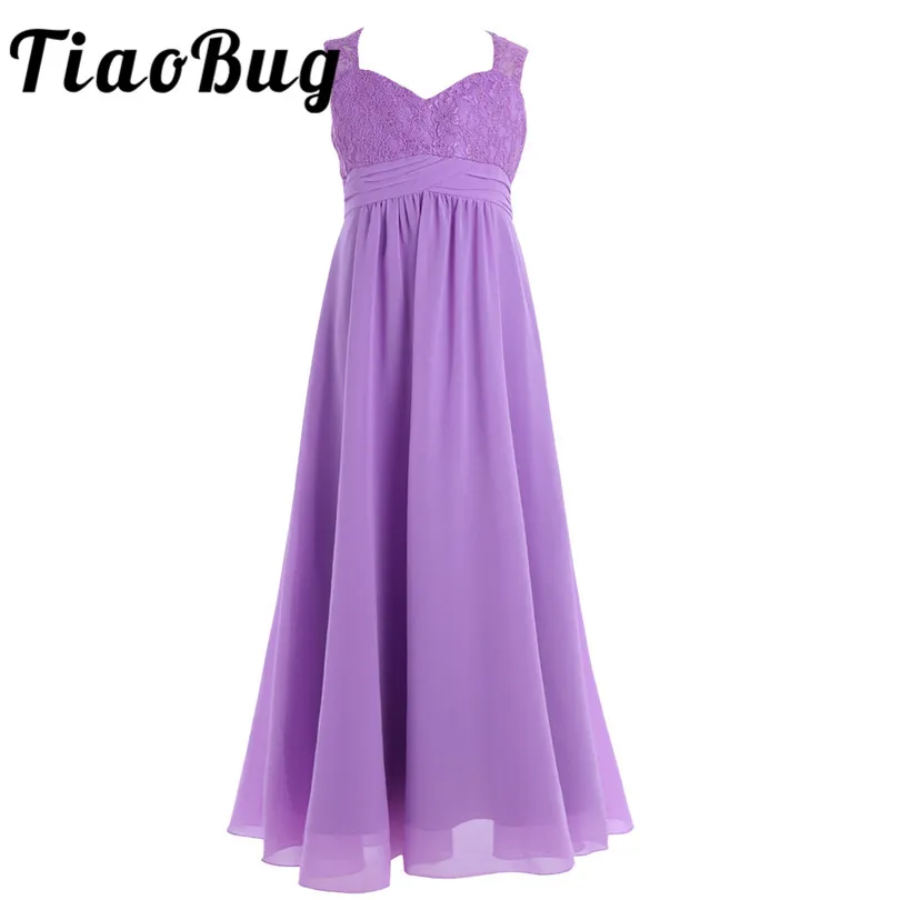 Элегантное Пышное кружевное платье для девочек Вечерние вечернее выпускного