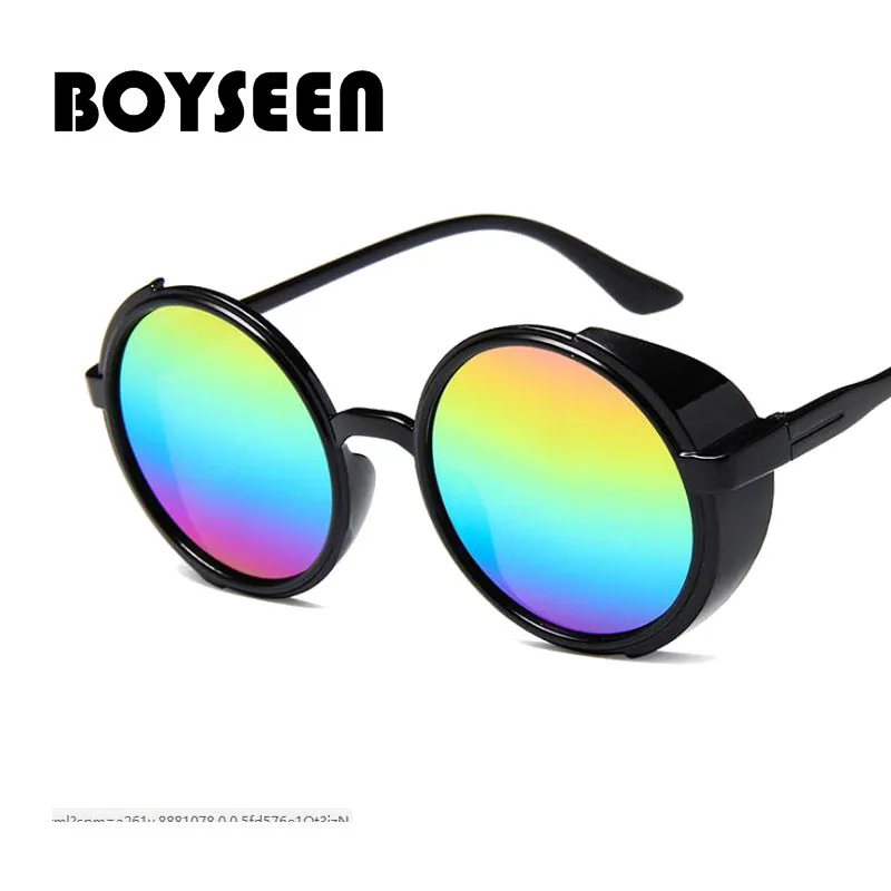 BOYSEEN 2018 новые модные мужские солнцезащитные очки винтажные зеркальные в стиле