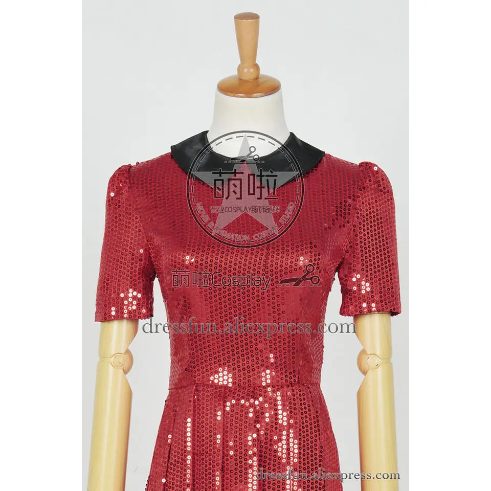 Кто купить доктор робот Косплей из Шервуда Клара Освальд костюм красное короткое