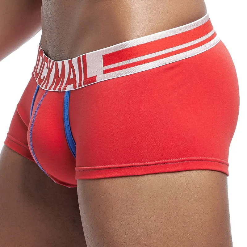 JOCKMAIL, новинка, сексуальное мужское нижнее белье, боксеры, cueca, мужские хлопковые трусы, боксеры, шорты, мужские, пэчворк, мягкие трусы, шорты, мужские трусы