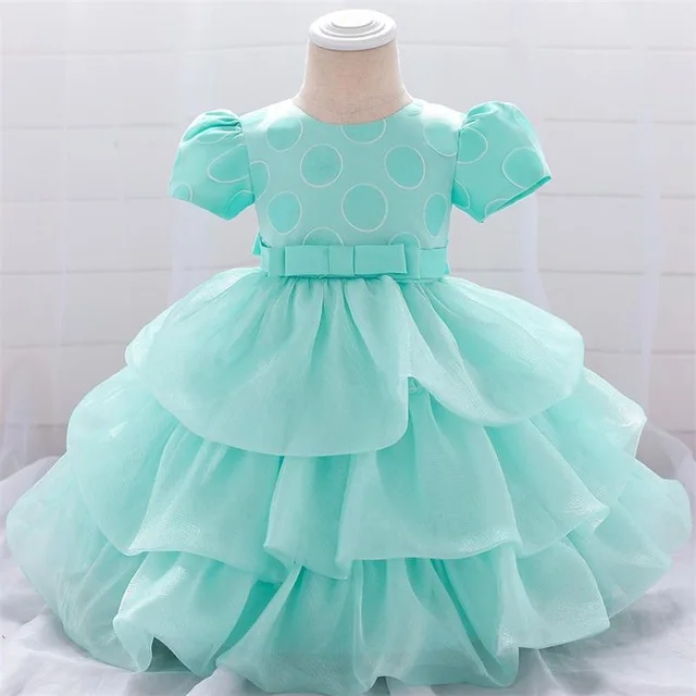 2020 Summer Baby Girl Clothes Christening Dress For Clothing Kids 1st Birthday Party Wedding Princess 3 9 Months | Мать и ребенок