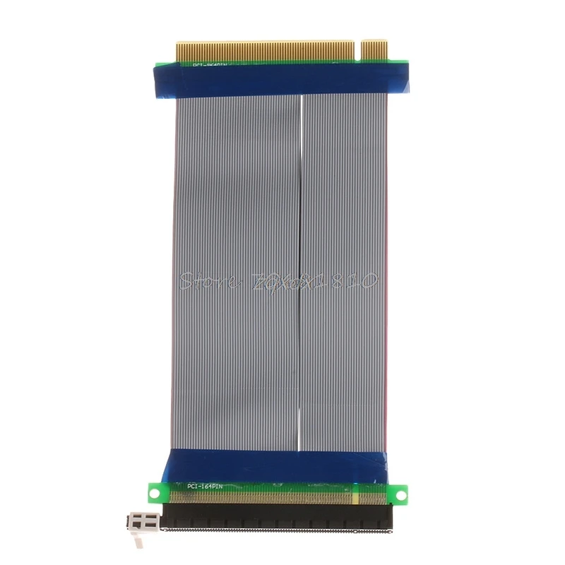 PCI E 16X до Райзер Расширитель адаптер карты PCIe Экспресс гибкий кабель Прямая