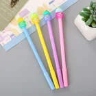 40 шт. креативные канцелярские принадлежности желе кактус нейтральная ручка прекрасный свежий студент водная ручка мультфильм офисная ручка с иглами
