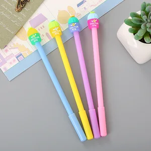 40 шт. креативные канцелярские принадлежности желе кактус нейтральная ручка прекрасный свежий студент водная ручка мультфильм офисная ручка с иглами