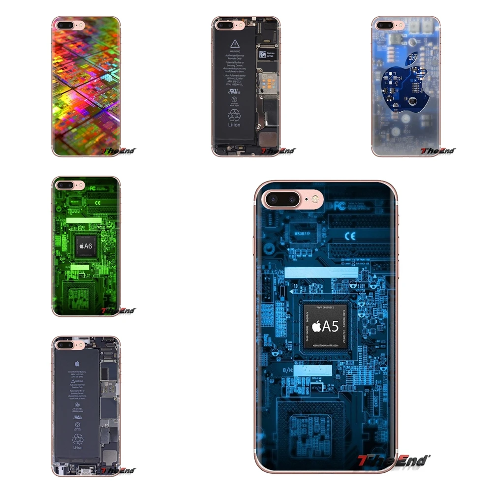 TPU Transparent Shell Covers A6 A7 Chip Internal Board For Samsung Galaxy S3 S4 S5 Mini S6 S7 Edge S8 S9 S10 Plus Note 3 4 5 8 9 |