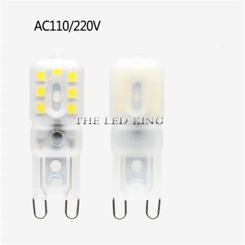 G9 светодиодный светильник 9 Вт AC 220 В 240 SMD 2835 360 градусов ing с высоким коэффициентом