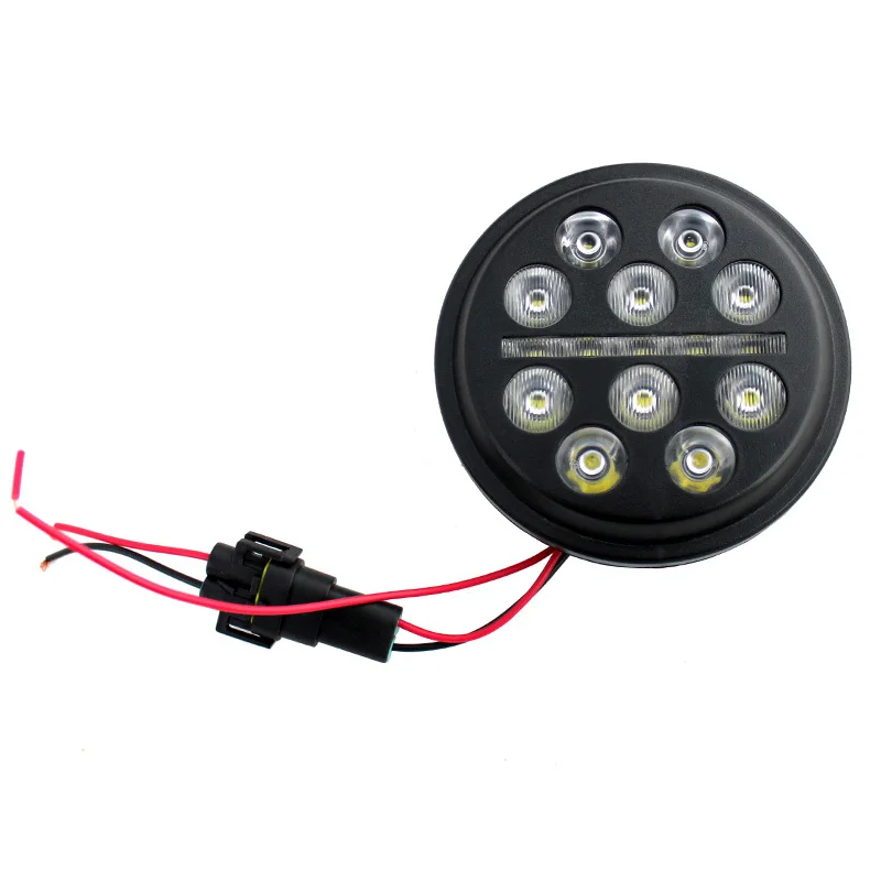 Фара светодиодная FADUIES 7 дюймов ДХО 4 5 дюйма для мотоциклов и велосипедов|headlight