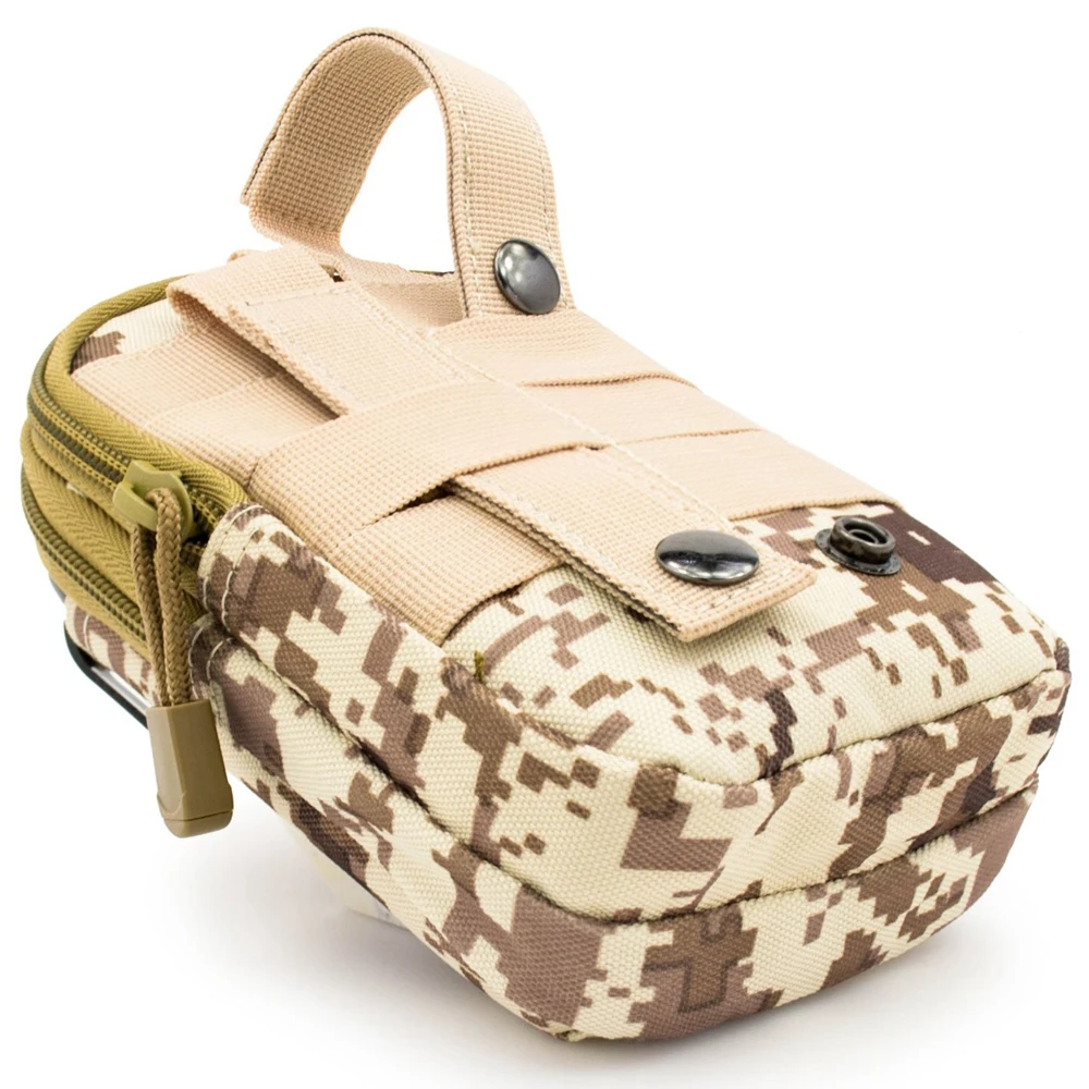 Smartphone Universal Multipurpose Tactical Cover Tan Holster EDC Security Pack Carry Case Pouch Belt Waist Bag Gadget Money Pock |