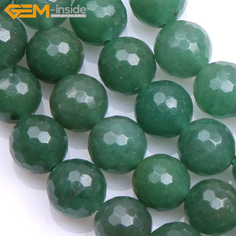 Бусины с драгоценными камнями внутри натуральные Круглые граненые фотобусины