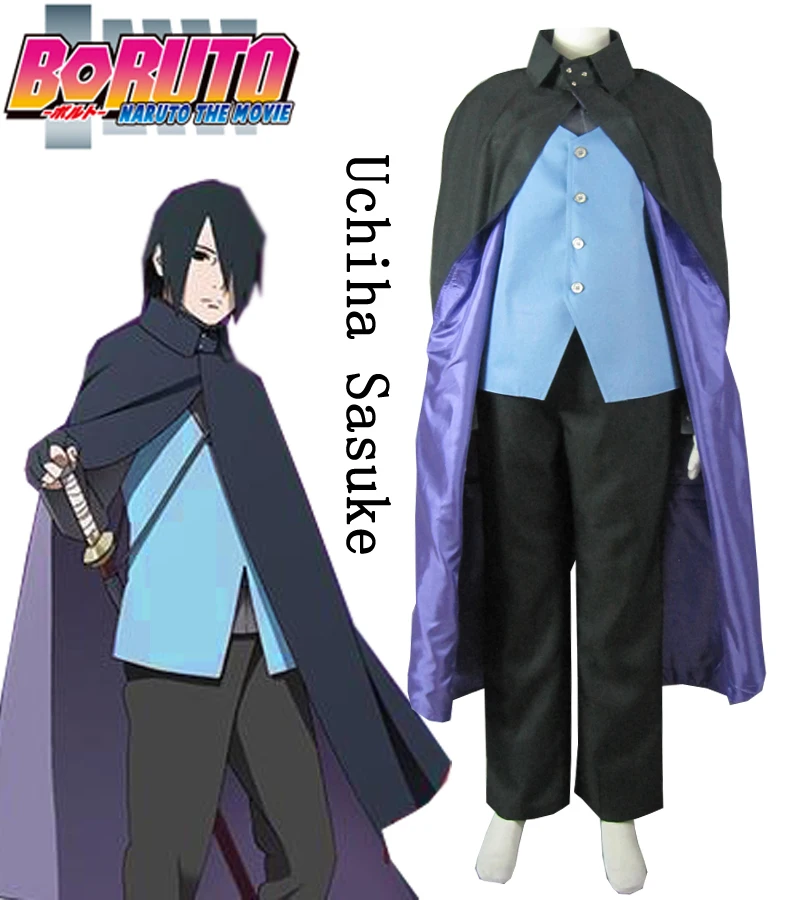 Боруто Героя мультфильма Саскэ Утиха Косплэй Boruto Наруто фильм у героя костюм Konoha