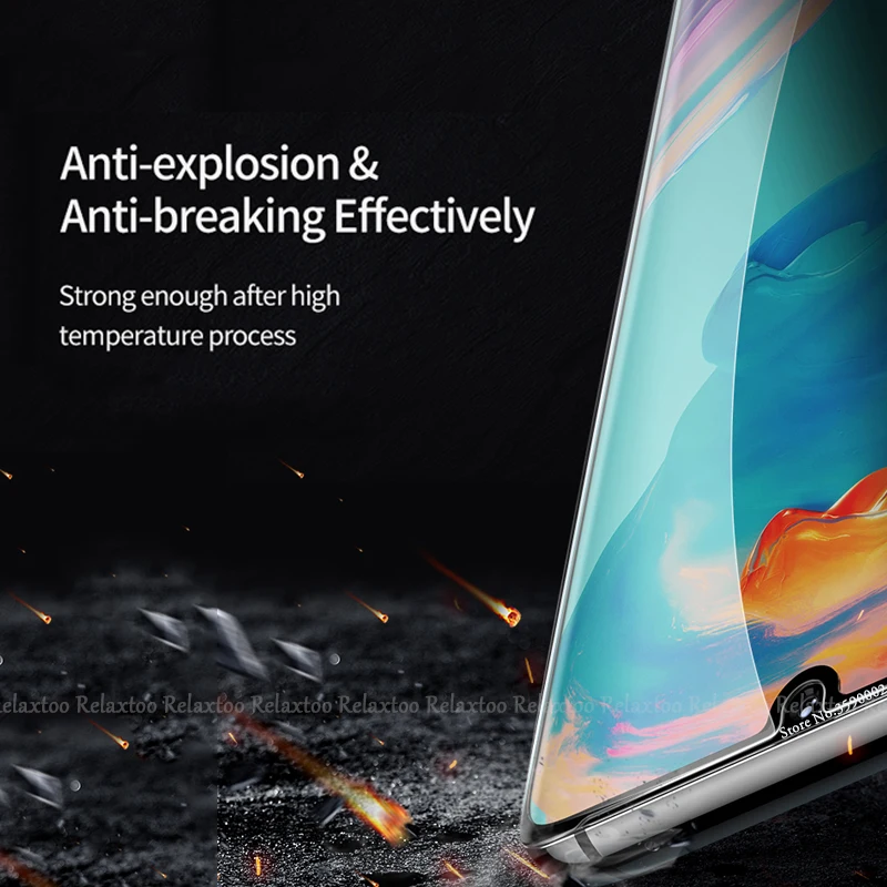 3D изогнутое закаленное стекло для huawei p30 lite световая Защитная пленка экрана hauwei pro