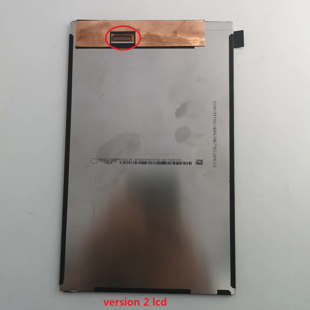 version 2 lcd 8 дюймов для TEXET TM-8044 TM-8043 8,0 3g планшетный ПК ЖК-экран Сенсорная панель экран дигитайзер стекло сенсор Замена - Цвет: version 2 lcd