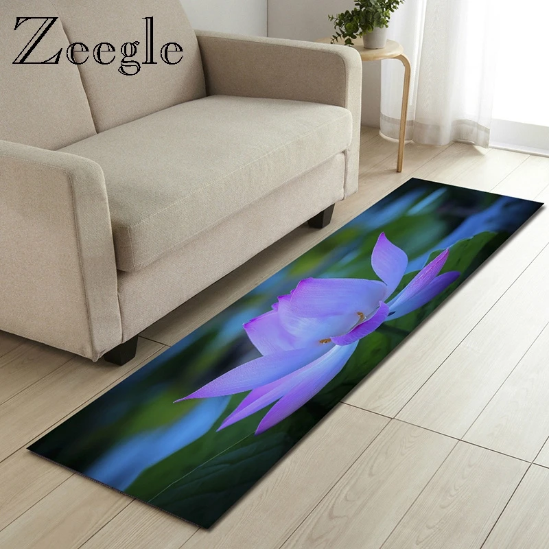 Домашний коврик с цветочным рисунком кухонные коврики для спальни прикроватные