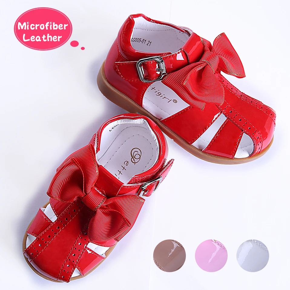 Pettigirl Girls сандалии из микрофибры платье принцессы с бантом Детская обувь на лето