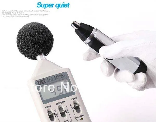 Электрический триммер для волос в носу и ушах мужчин + инструмент носовой шерсти